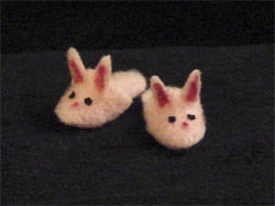 miniature bunny slippers