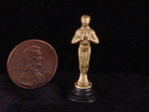 miniature Oscar statue